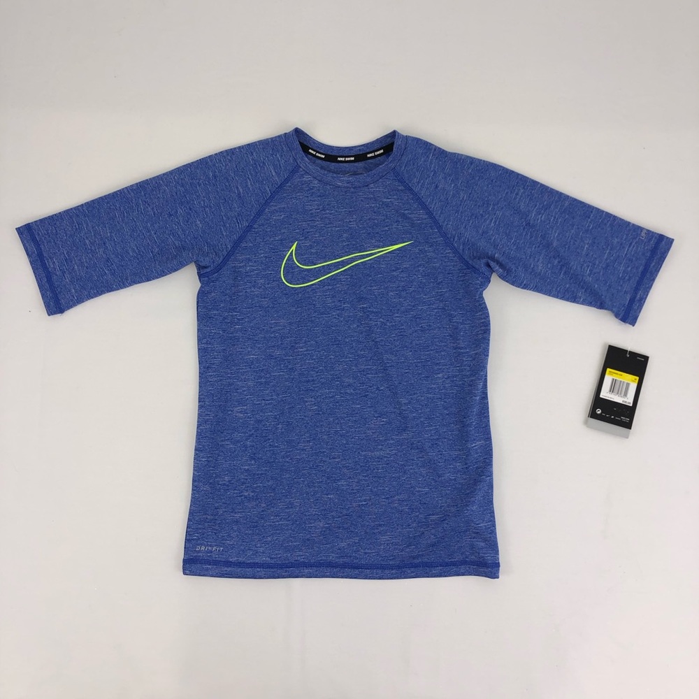Nike Swim Dri-Fit Rash Guard Half Sleeve Shirt